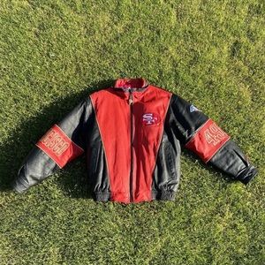 Vintage 49ers 75th Anniversary Leather Jacket
